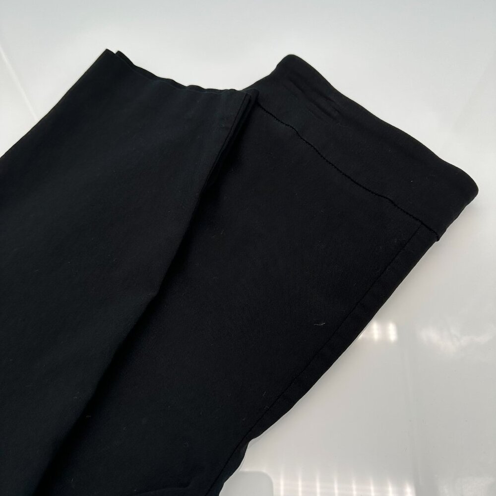 Counterparts Women's Pull On Stretch Straight Leg Ankle Pants, Size 12,‎ Black